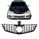 Front Grille suitable for Mercedes C-Class W204 S204 Limousine Station Wagon (2007-2014) GT-R Panamericana Design Chrom