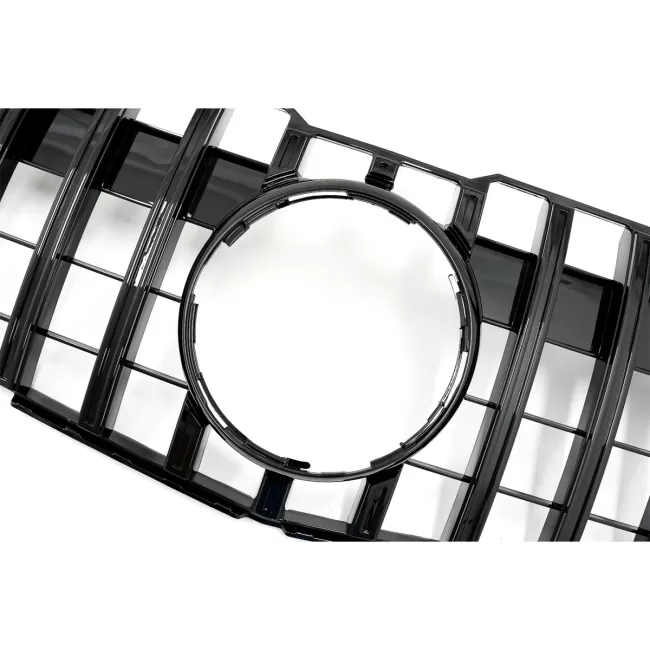 Front Grille suitable for Mercedes GLK-Class X204 Facelift (2013-2015) GT-R Panamericana Design Piano Black