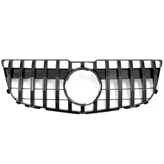 Front Grille suitable for Mercedes GLK-Class X204 Facelift (2013-2015) GT-R Panamericana Design Piano Black