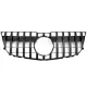 Front Grille suitable for Mercedes GLK-Class X204 Facelift (2013-2015) GT-R Panamericana Design Piano Black