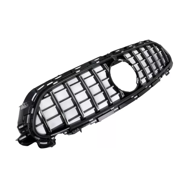Central Grille suitable for Mercedes E-Class Facelift W213 S213 C238 A238 Sport Line (2020-Up) GT-R Panamericana Design Chrome