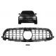 Central Grille suitable for Mercedes E-Class Facelift W213 S213 C238 A238 Sport Line (2020-Up) GT-R Panamericana Design Chrome