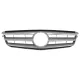 Front Grille suitable for Mercedes C-Class W204 S204 Limousine Station Wagon (2007-2014) Sport Silver