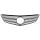 Front Grille suitable for Mercedes C-Class W204 S204 Limousine Station Wagon (2007-2014) Sport Silver
