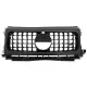 Front Grille with Headlights Covers suitable for Mercedes G-Class W464 W463A & G63 AMG (06.2018-Up) GT-R Panamericana Design Piano Black