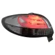 LED Taillights suitable for Peugeot 206 HatchBack 3 / 5 Doors (1998-2004) Black Smoke
