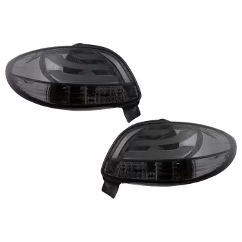 LED Taillights suitable for Peugeot 206 HatchBack 3 / 5 Doors (1998-2004) Black Smoke