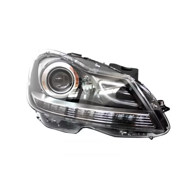 LED DRL Bi-Xenon Headlights suitable for Mercedes C-Class W204 Facelift (2011-2014)