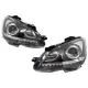 LED DRL Bi-Xenon Headlights suitable for Mercedes C-Class W204 Facelift (2011-2014)