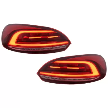 LED Taillights suitable for VW Scirocco Hatchback 137 Mk3 (2008-2014) Red Dynamic Turning Lights