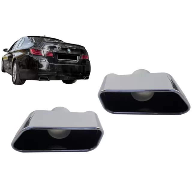 Exhaust Muffler Tips suitable for BMW 5 Series F10 F11 (2011-2017) Sport Performance Design