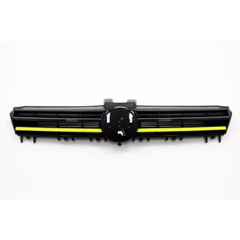 Central Grille suitable for VW Golf 7 VII (2012-2017) R400 Design Yellow Insertions