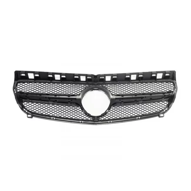 Central Grille suitable for Mrcedes A-Class W176 (2012-2015) A45 Design Silver