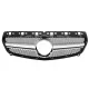 Central Grille suitable for Mrcedes A-Class W176 (2012-2015) A45 Design Silver