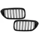 Central Kidney Grilles suitable for BMW 5 Series G30 G31 Sedan Touring (2017-2019) Double Stripe M Design Piano Black