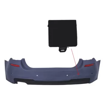 Tow Hook Cover Rear Bumper suitable for BMW 5 Series F10 (2011-up) M-tech Design