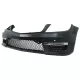 Front Bumper suitable for Mercedes C-Class W204 (2012-up) C63 Facelift Look with Front Grille GT-R Panamericana Chrom