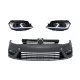Front Bumper and LED Headlights with Sequential Dynamic Turning Lights suitable for VW Golf VII 7 (2013-2017) R-Line Look