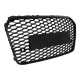 Front Grille suitable for Audi A7 4G Facelift (2015-2017) RS7 Design Piano Black