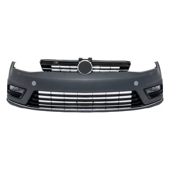 Front Bumper and LED Headlights Bi-Xenon Look with Sequential Dynamic Turning Lights suitable for VW Golf VII 7 (2013-2017) R-Line Look