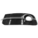 Fog Lamp Covers Side Grilles suitable for Audi Q5 SUV 8R Facelift (2012-2016) RS Design Black & Chrome