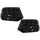 Fog Lamp Covers Side Grilles suitable for Audi Q3 8U Facelift (2014-2017) RS Design Piano Black