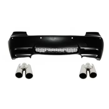 Rear Bumper suitable for BMW 3 Series E92 E93 (2006-2010) with Exhaust Muffler Tips M3 Design