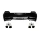 Rear Bumper suitable for BMW 3 Series E92 E93 (2006-2010) with Exhaust Muffler Tips M3 Design