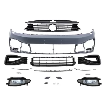 Front Bumper suitable for VW Passat B8 3G (2015-2018) upgrade to B8.5 R Design