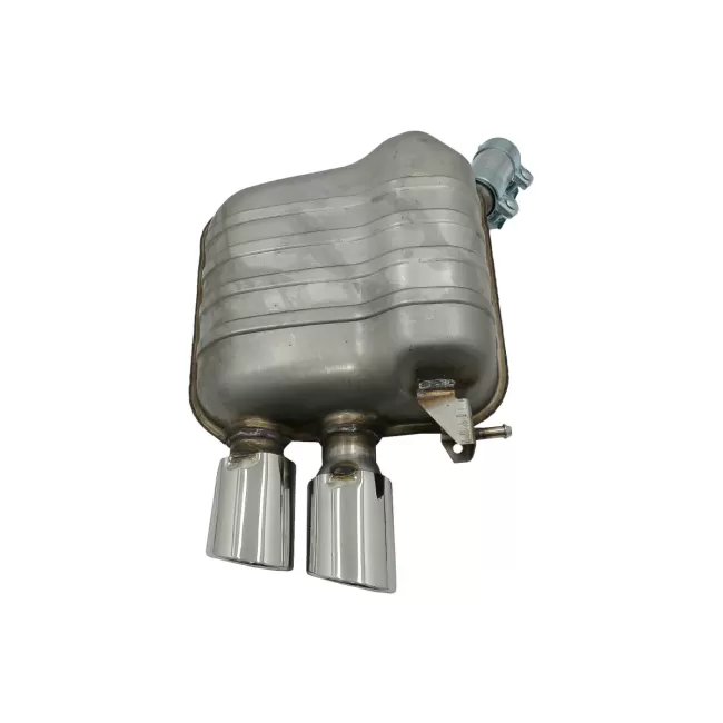 Complete Exhaust System with Twin Muffler Tips suitable for Audi Q5 8R (11.2008-2016) Chrome