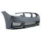 Body Kit with Central Grilles Kidney Double Stripe suitable for BMW 3 Series F30 (2011-2019) M3 CS Look Without Fog Lights