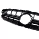 Front Grille suitable for Mercedes W205 Sedan S205 T-Modell A205 Cabriolet C205 Coupe Facelift (03.2018-2020) Black