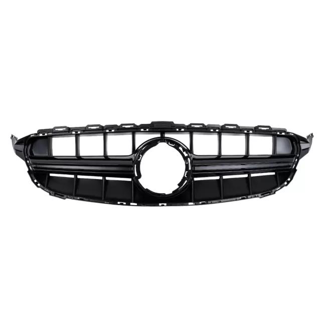Front Grille suitable for Mercedes W205 Sedan S205 T-Modell A205 Cabriolet C205 Coupe Facelift (03.2018-2020) Black