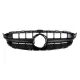 Front Grille suitable for Mercedes W205 Sedan S205 T-Modell A205 Cabriolet C205 Coupe Facelift (03.2018-2020) Black