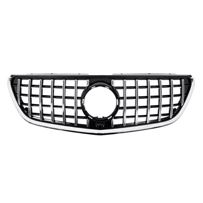 Central Grille suitable for Mercedes Vito W447 (2020-up) GTR Panamericana Design Black Chrome