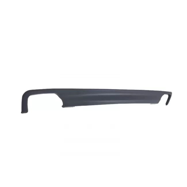 Double Outlet Air Diffuser suitable for BMW F10 F11 Sedan Touring 5 Series (2011-2017) 550i Design with Exhaust Muffler Tips Square Design