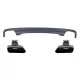 Double Outlet Air Diffuser suitable for BMW F10 F11 Sedan Touring 5 Series (2011-2017) 550i Design with Exhaust Muffler Tips Square Design