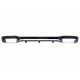 Rear Bumper Air Diffuser with Exhaust Muffler Tips Chrome Edition suitable for Mercedes E-Class W213 AMG Line (2016-2019) E63 Design