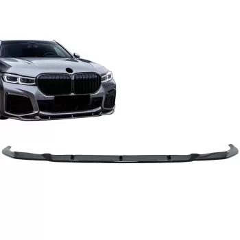 Front Bumper Spoiler Lip suitable for BMW 7 Series G11 G12 LCI M Sport (02.2019-up) Piano Black
