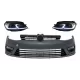 Front Bumper and LED Headlights suitable for VW Golf 7 VII (2012-2017) RHD Facelift G7.5 R Line Look Sequential Dynamic Turning Lights
