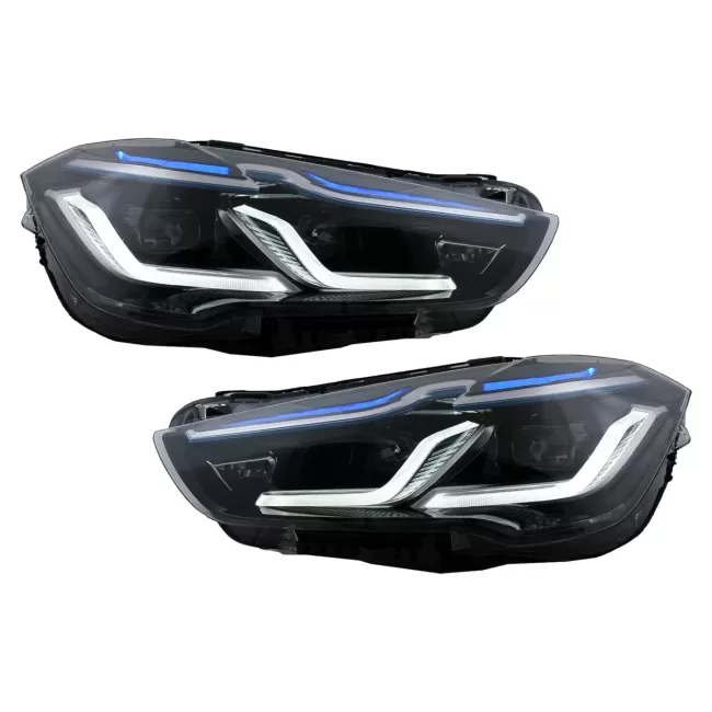 LED Headlights suitable for BMW X1 SUV F48 (2015-2020) Conversion from Halogen to LED