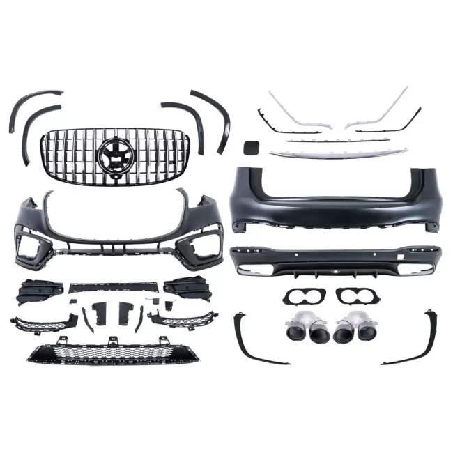 Complete Body Kit suitable for Mercedes GLS SUV X167 (2019-2023) 2023 GLS53 Design
