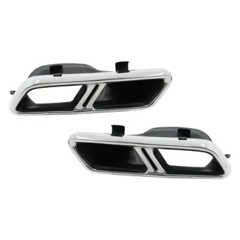Exhaust Muffler Tips for Mercedes C-Class W205 S205 C205 A205 GLE C292 E-Class W213 S-Class W222 GLE W166 GLC W253 X253 C253 C217 (2014-up)