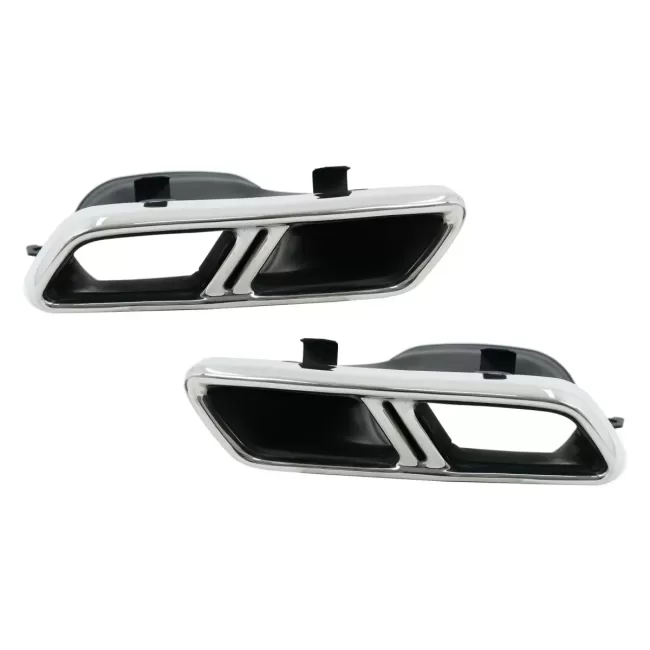 Exhaust Muffler Tips for Mercedes C-Class W205 S205 C205 A205 GLE C292 E-Class W213 S-Class W222 GLE W166 GLC W253 X253 C253 C217 (2014-up)