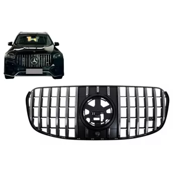 Front Grille suitable for Mercedes GLS SUV X167 Facelift (2023-up) GTR Design