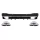 Rear Diffuser with Exhaust Muffler Tips suitable for Mercedes GLE W167 SUV V167 Sport Line (2019-Up) GLE 63 Design