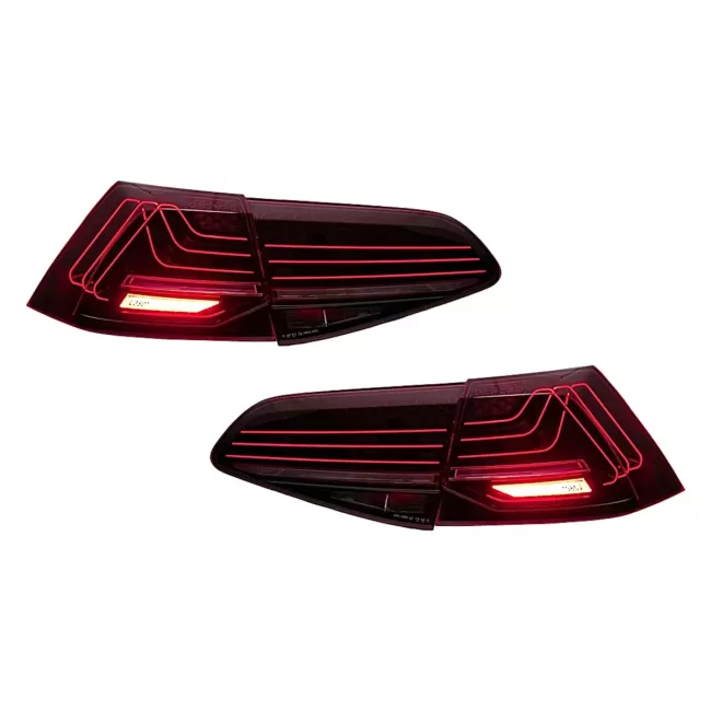 Full LED Taillights suitable for VW Golf 7 & 7.5 Hatchback (2012-2019) for Halogen Laser Look