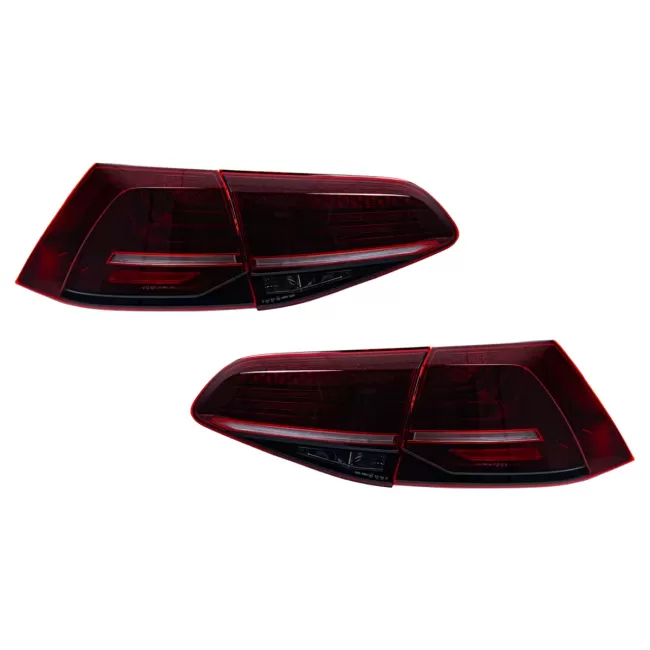 Full LED Taillights suitable for VW Golf 7 & 7.5 Hatchback (2012-2019) for Halogen Laser Look