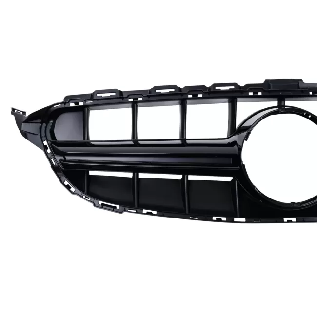 Front Grille suitable for Mercedes C-Class W205 S205 C205 A205 (2014-2018) without Camera Black