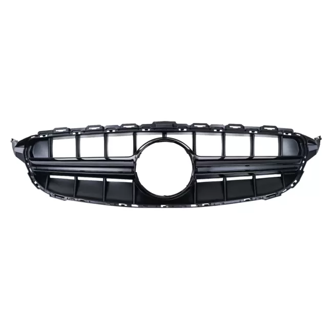 Front Grille suitable for Mercedes C-Class W205 S205 C205 A205 (2014-2018) without Camera Black